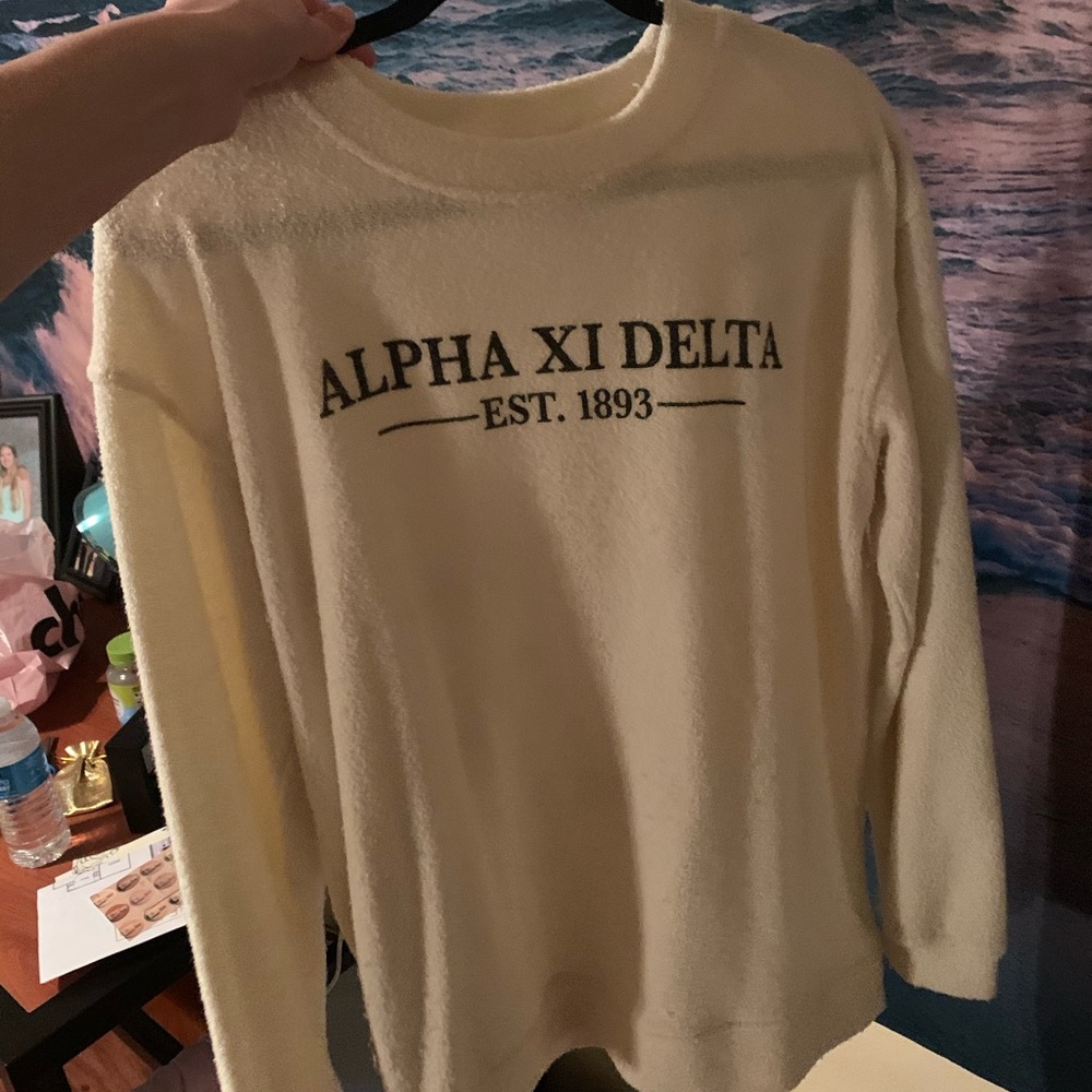 Alpha Xi Delta Fuzzy Pullover